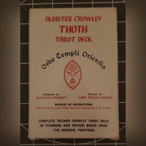 Aleister Crowley Thoth Tarot Deck 1990's